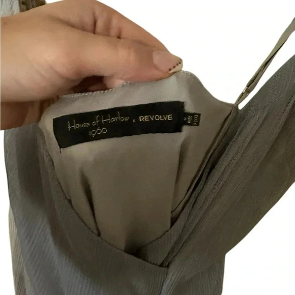 House of Harlow X REVOLVE Mariana Dress in Dusty Blue - Picture 5 of 6